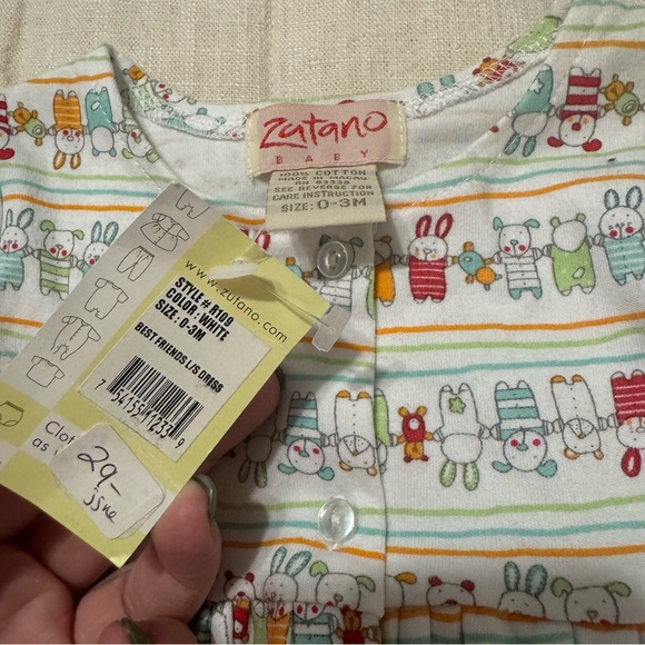 NWT Zutano Best Friends Animal Dress - Picture 3 of 4